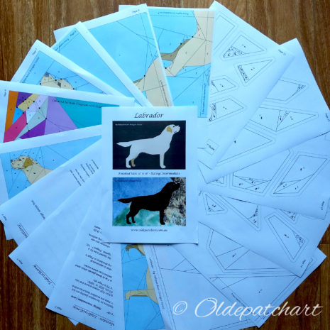 1 Labrador Foundation Paper Piecing Pattern Pattern Pages 1 Labrador Foundation Paper Piecing Pattern Pattern Pages