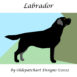2 Labrador Foundation Paper Piecing Pattern Black Square