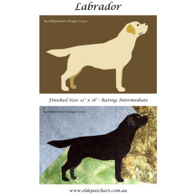 Labrador Foundation Paper Piecing Pattern