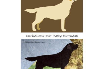 Labrador Foundation Paper Piecing Pattern
