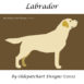 2 Labrador Foundation Paper Piecing Pattern Gold Square