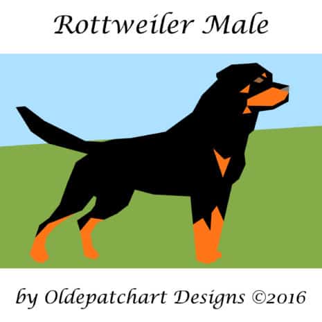 Rottweiler Male Foundation Paper Piecing Pattern Sky Rottweiler Male Foundation Paper Piecing Pattern