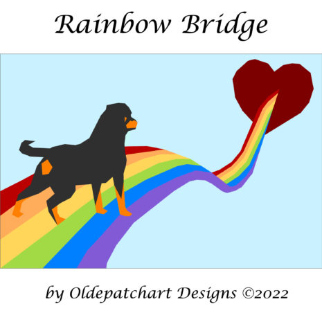 1 Rainbow Bridge Foundation Paper Piecing Pattern EQ Square 1 Rainbow Bridge Foundation Paper Piecing Pattern EQ Square