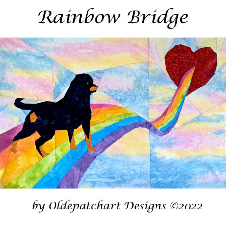 1 Rainbow Bridge Foundation Paper Piecing Pattern Fabric Square 1 Rainbow Bridge Foundation Paper Piecing Pattern Fabric Square