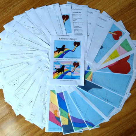 2 Rainbow Bridge Foundation Paper Piecing Pattern Pages 2 Rainbow Bridge Foundation Paper Piecing Pattern Pages