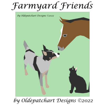 Farmyard Friends Foundation Paper Piecing Pattern Cover