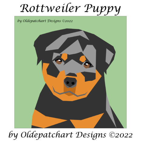 2 Rottweiler Puppy Foundation Paper Piecing Pattern Green Drawing Square Rottweiler Puppy Foundation Paper Piecing Pattern