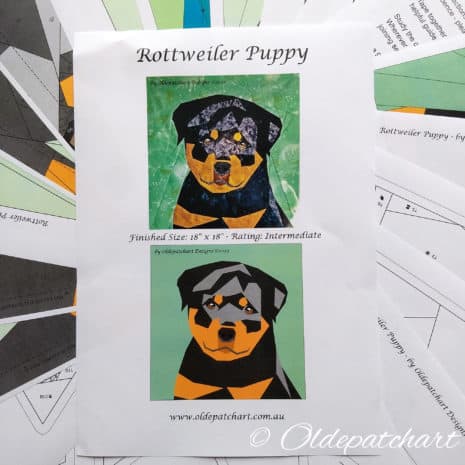 4 Rottweiler Puppy Foundation Paper Piecing Pattern Rottweiler Puppy Pattern Pages2 Rottweiler Puppy Foundation Paper Piecing Pattern