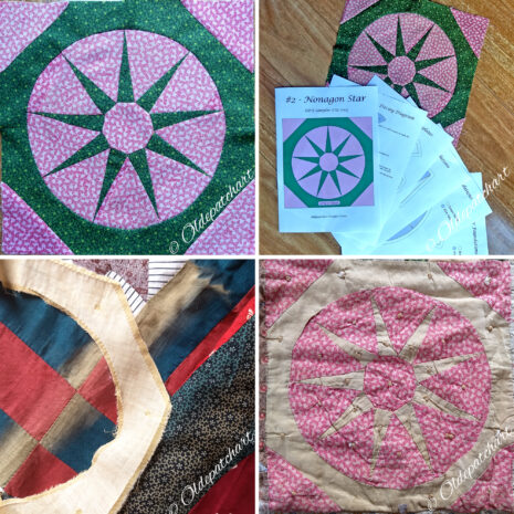 #2 Nonagon Star Collage #2 Nonagon Star Block Collage