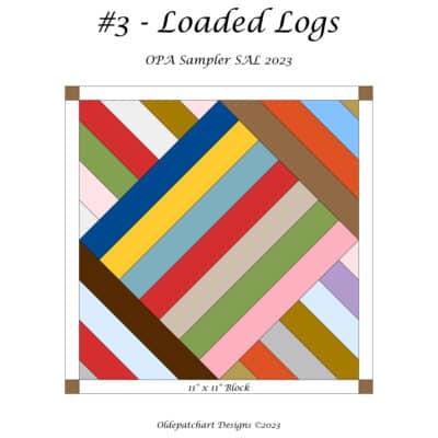 #3 Loaded Logs Block Cover Square