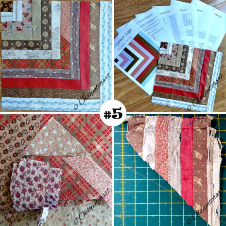 #5 Corner Logs Block Collage #5 Corner Logs Block Collage