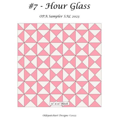 #7 Hour Glass Block Cover