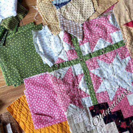 #11 Quadruple Star Block Fabric Choices 2 #11 Quadruple Star Block Fabric Choices 2