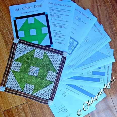 #8 Churn Dash Block Pattern Pages #8 Churn Dash Block Pattern Pages