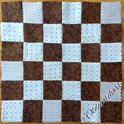 #9 Checkerboard Block Restored Block