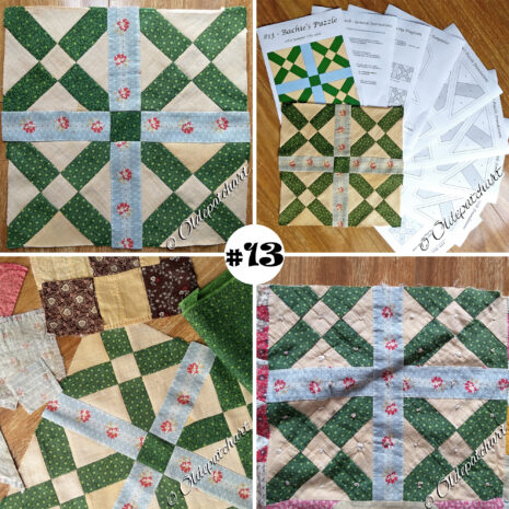 #13 Bachie's Puzzle Block Collage Numbered #13 Bachie's Puzzle Block Collage Numbered