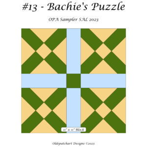 #13 Bachie's Puzzle Block Cover
