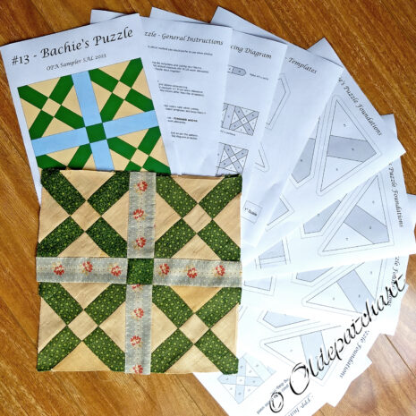 #13 Bachie's Puzzle Block Pattern Pages #13 Bachie's Puzzle Block Pattern Pages