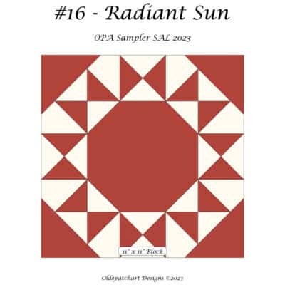 #16 Radiant Sun Cover