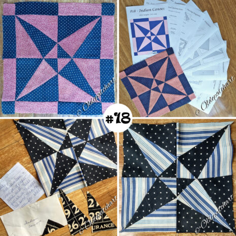 #18 Indian Canoes Collage Numbered #18 Indian Canoes Collage Numbered