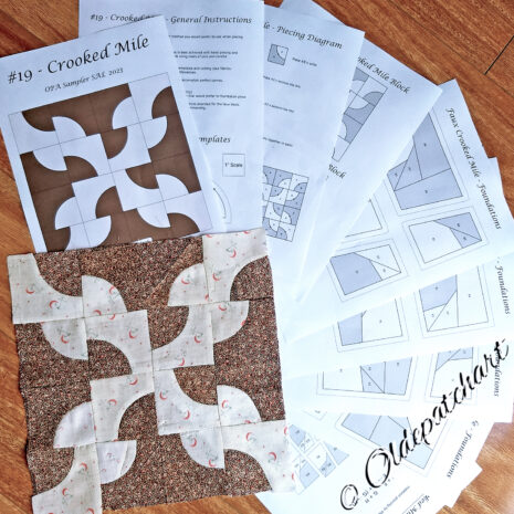 #19 Crooked Mile Pattern Pages #19 Crooked Mile Pattern Pages