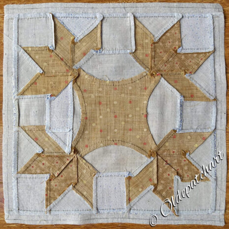 #32 Wreath Of Lilies back of block #32 Wreath Of Lilies back of block