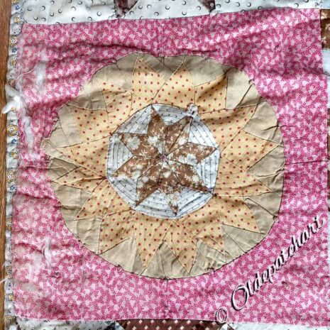 #36 Compass Star Original Block #36 Compass Star Original Block