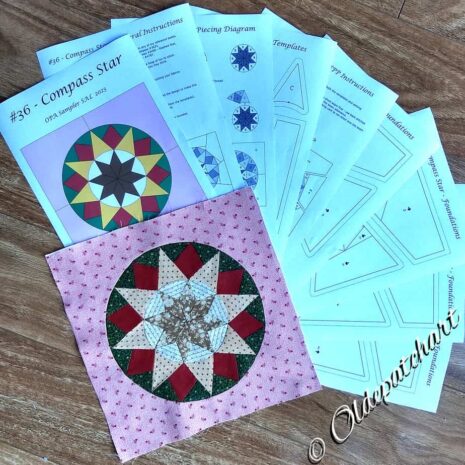 #36 Compass Star Pattern Pages #36 Compass Star Pattern Pages