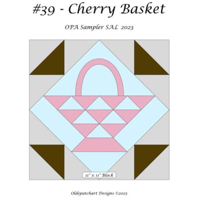 #39 Cherry Basket Pattern Cover