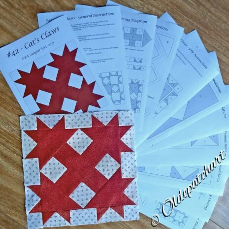 #42 Cat's Claws Pattern Pages #42 Cat's Claws Pattern Pages