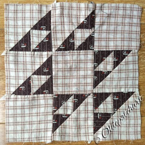 #43 Flying Doves Original Block #43 Flying Doves Original Block