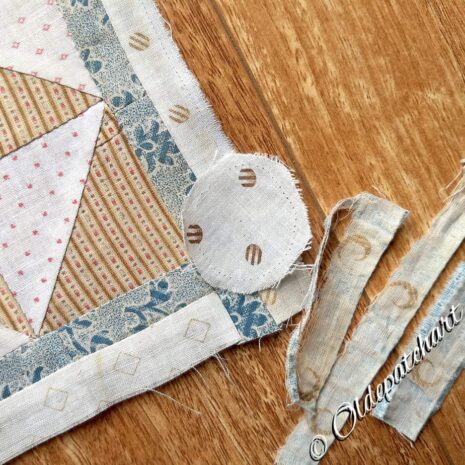 #47 Checkered Star Fabric Leftovers #47 Checkered Star Fabric Leftovers