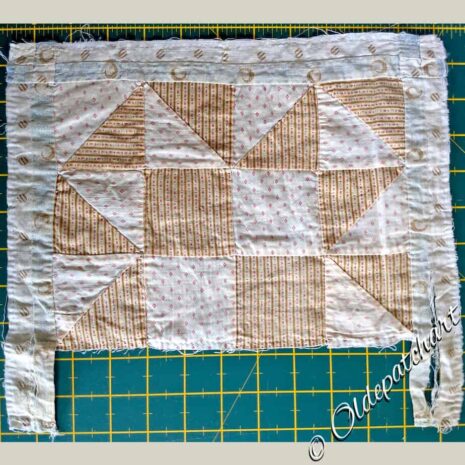 #47 Checkered Star Original Block 2 #47 Checkered Star Original Block 2