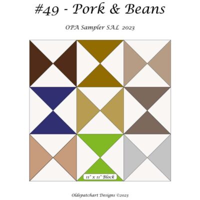 #49 Pork & Beans Pattern Cover