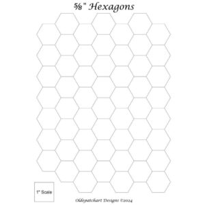 ⅝ Inch EPP Hexagon Papers