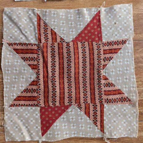 9 x Sawtooth Star Blocks Group 1 9 x Sawtooth Star Blocks Group 1