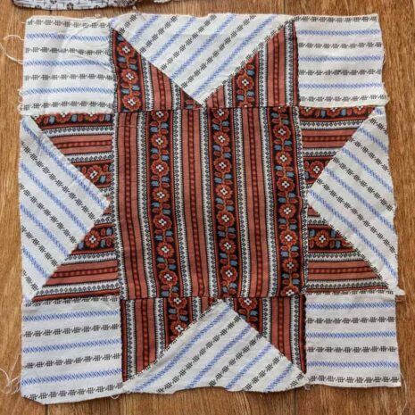 9 x Sawtooth Star Blocks Group 1 9 x Sawtooth Star Blocks Group 1