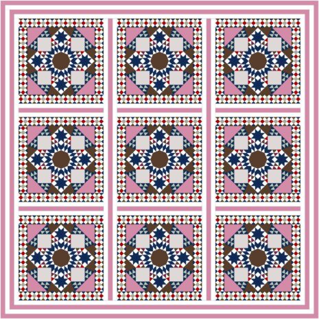 Zieber Star Quilt Drawing Zieber Star Quilt Drawing