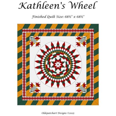 Kathleen's Wheel Quilt Pattern Cover