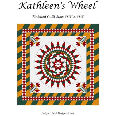 Kathleen's Wheel Quilt Pattern Cover