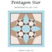 Pentagon Star Doll Quilt Pattern Cover