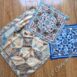 Pentagon Star Doll Quilt - 3 together