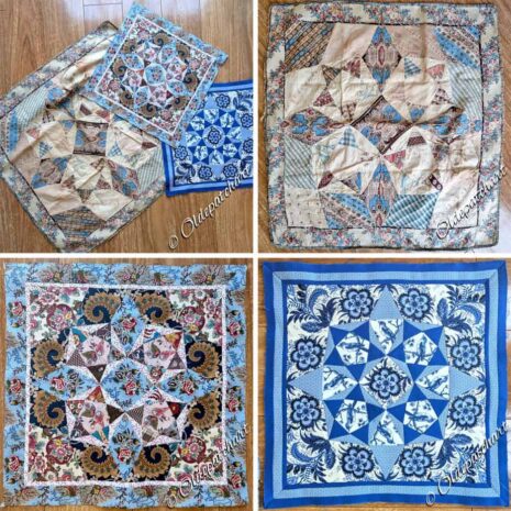 Pentagon Star Doll Quilt Collage Pentagon Star Doll Quilt Collage