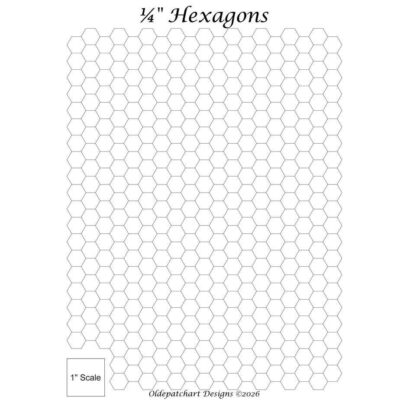 Free ¼″ Hexagon EPP Papers - PDF