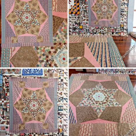 Petals-n-Plaid Quilt Collage Petals-n-Plaid Quilt Collage