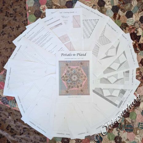 Petals-n-Plaid Quilt Pattern Pages Petals-n-Plaid Quilt Pattern Pages