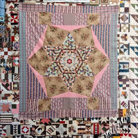 Petals-n-Plaid Reproduction Quilt Petals-n-Plaid Reproduction Quilt