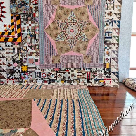 Petals-n-Plaid Reproduction Quilt Petals-n-Plaid Reproduction Quilt